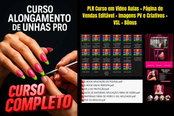 PLR CURSO ALONGAMENTO DE UNHAS PRO-2