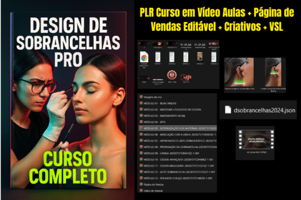 PLR Design de Sobrancelhas Pro Estrutura Completa-2